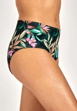 Womens Khaki Tropical Print High Waist Bikini Bottoms -Fashion Women's Clothing Sales 183949pls 795b34a20f92d48
