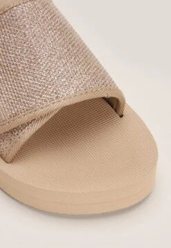 Womens Gold Velcro Sliders -Fashion Women's Clothing Sales 184276pls 53978605cfb825e