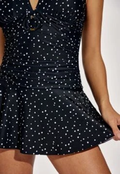 Womens Black And Cream Spot Swimdress -Fashion Women's Clothing Sales 184578pls 346396188e1e1dd