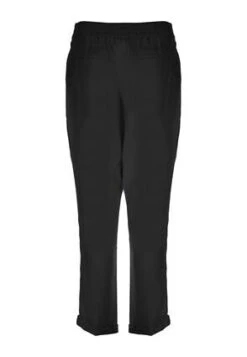 Womens Black Linen Statement Button Trousers -Fashion Women's Clothing Sales 185468pls 08e7b2a3d1cd293