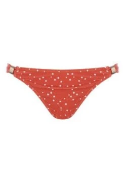 Womens Orange Spot Bikini Bottoms