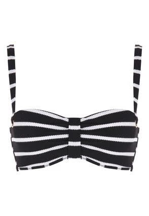 Womens Black & White Nautical Bikini Top Womens Black & White Nautical Bikini Top -Fashion Women's Clothing Sales 186065pls 6eee78338f06389