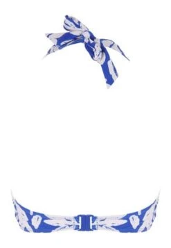 Womens Blue Leaf Print Bikini Top -Fashion Women's Clothing Sales 186225pls 7ea8c3da6a84cbc