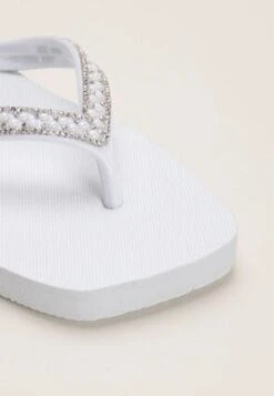 Womens White Jewel Flip Flop -Fashion Women's Clothing Sales 186528pls 20ff997e857b12e