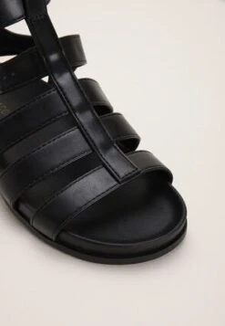 Womens Black Chunky Gladiator Sandals -Fashion Women's Clothing Sales 186535pls 301bd48d37204cb
