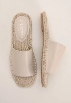 Womens Cream Flat Espadrille Sandal -Fashion Women's Clothing Sales 186551pls b1dfa44334087cb