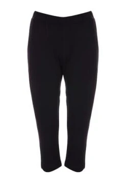 Womens Black Casual Cropped Trousers -Fashion Women's Clothing Sales 186826pls bbedc9beb8a4de9