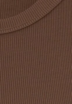 Womens Brown Racer Back Vest -Fashion Women's Clothing Sales 187521pls 0d046b2318e510b