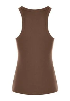 Womens Brown Racer Back Vest -Fashion Women's Clothing Sales 187522pls 81102a9dfbe691c
