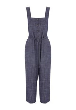 Womens Denim Blue Sleeveless Jumpsuit -Fashion Women's Clothing Sales 187544pls 46b0724e370e1d5