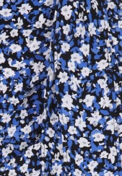 Womens Blue Ruched Floral Mini Skirt -Fashion Women's Clothing Sales 187810pls b38e10c514fc285