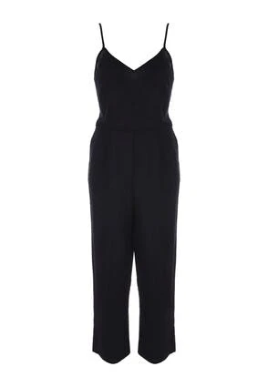 Womens Black Linen Blend Jumpsuit Womens Black Linen Blend Jumpsuit -Fashion Women's Clothing Sales 188827pls 3bb860a131a2db3