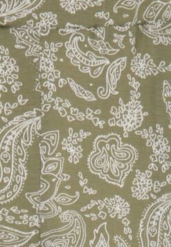 Womens Green Paisley Casual Cropped Trousers -Fashion Women's Clothing Sales 188859pls bbe5243ee024584