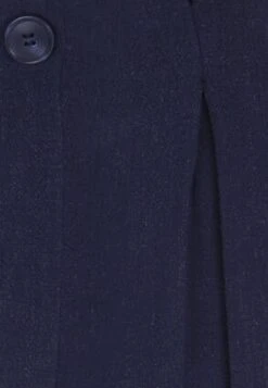 Womens Navy Linen Blend Paper Bag Cropped Trousers -Fashion Women's Clothing Sales 188899pls ad0cf3b8d0ab88f