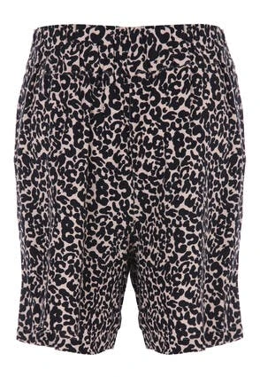 Women Leopard Print Linen Tailored Shorts Women Leopard Print Linen Tailored Shorts -Fashion Women's Clothing Sales 188903pls 5f0fe234ec0e5d7