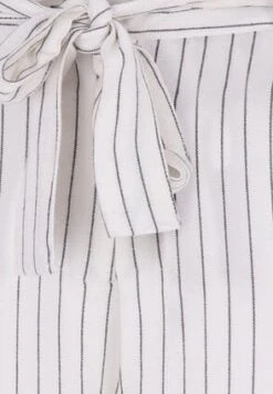 Womens White Linen Pinstripe Shorts -Fashion Women's Clothing Sales 188922pls e6cadf87bd27a70