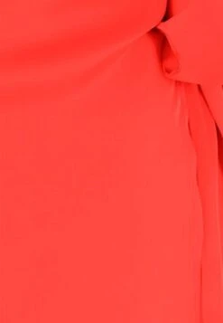 Womens Orange Satin Wrap Skirt -Fashion Women's Clothing Sales 189337pls 1a3896251cd63f9