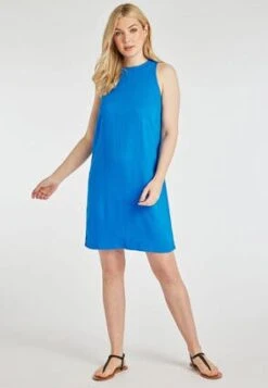 Womens Cobalt Blue Linen Shift Dress -Fashion Women's Clothing Sales 189480pls 8478e90c5b99a77