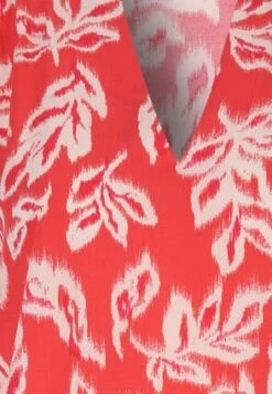 Womens Red And White Leaf Print Blouse -Fashion Women's Clothing Sales 189510pls d00d560b2e26867