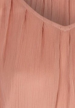 Womens Blush Long Sleeve V-Neck Blouse -Fashion Women's Clothing Sales 189593pls 3a1b09e9c4a6838