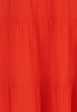 Womens Red Boho Tiered Dress -Fashion Women's Clothing Sales 189641pls fe902339a7d440a