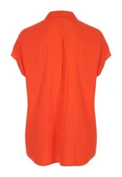 Womens Orange Cap Sleeve Shirt -Fashion Women's Clothing Sales 189853pls fba4ed65f42dd5b