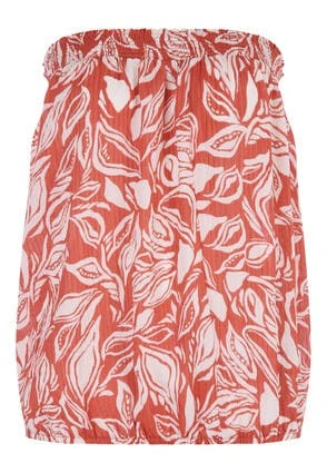 Womens Red Leaf Bandeau Top Womens Red Leaf Bandeau Top -Fashion Women's Clothing Sales 189962pls d128c87582dd5c3