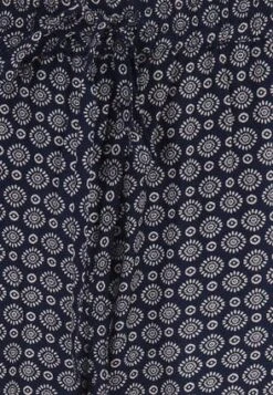 Womens Navy & White Geometric Cropped Trousers -Fashion Women's Clothing Sales 189976pls 1130d270a45db8b