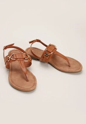 Womens Tan Buckle Toe Post Sandal Womens Tan Buckle Toe Post Sandal -Fashion Women's Clothing Sales 190129pls 680fbf1f417e04e