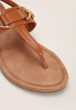 Womens Tan Buckle Toe Post Sandal Womens Tan Buckle Toe Post Sandal -Fashion Women's Clothing Sales 190130pls a06ed13aaf9d6ab