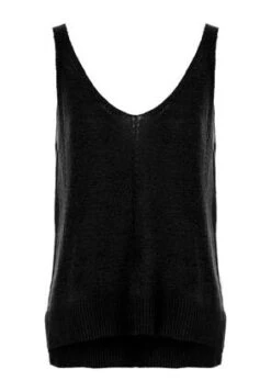 Womens Black Knitted Vest -Fashion Women's Clothing Sales 190171pls f4fd46ad34ea8e8