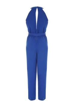 Womens Colbalt Blue Halter Neck Jumpsuit 3 Womens Colbalt Blue Halter Neck Jumpsuit -Fashion Women's Clothing Sales 190250pls b02c3c160f0359d