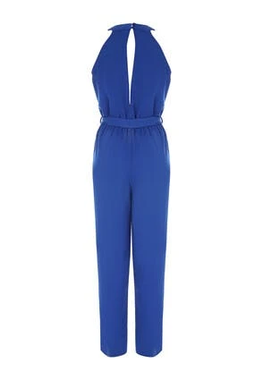 Womens Colbalt Blue Halter Neck Jumpsuit Womens Colbalt Blue Halter Neck Jumpsuit -Fashion Women's Clothing Sales 190250pls b02c3c160f0359d