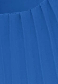 Womens Royal Blue Pleated Halter Neck Top -Fashion Women's Clothing Sales 190273pls 82ed01377bdae85