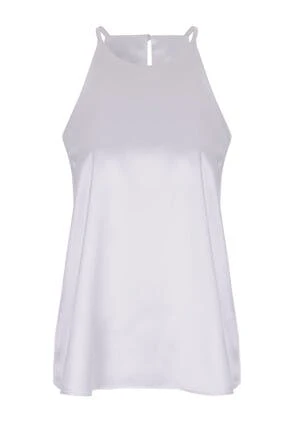 Womens White Satin Halter Neck Top Womens White Satin Halter Neck Top -Fashion Women's Clothing Sales 190729pls 1866dcd8ea9852b