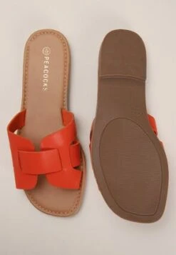 Womens Orange Crossover Sandals -Fashion Women's Clothing Sales 190916pls 807d039a6e91a7b
