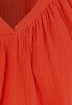 Womens Red Cotton Textured Top -Fashion Women's Clothing Sales 191257pls 311029e501523d7