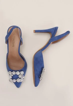Womens Blue Embellished Court Shoes Womens Blue Embellished Court Shoes -Fashion Women's Clothing Sales 191286pls 4678fdb3235756a