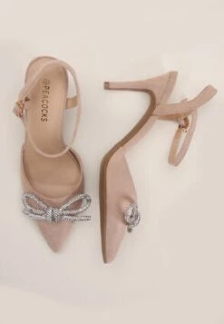 Womens Neutral Bow Detail Court Shoes -Fashion Women's Clothing Sales 191315pls 2b7544076af0c58