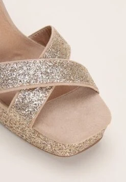 Womens Gold Glitter Platform Sandals -Fashion Women's Clothing Sales 192604pls 771b2f40c042f9d