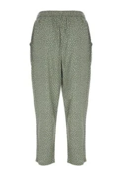 Womens Green & White Spot Cropped Trousers -Fashion Women's Clothing Sales 192632pls 0b7e741e2b46dbe