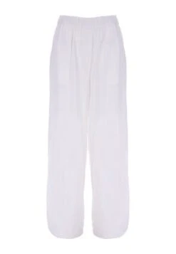 Womens Cream Wide Leg Trousers -Fashion Women's Clothing Sales 192636pls 826c7b7fe727725