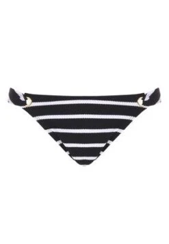 Womens Black And White Nautical Bikini Bottom