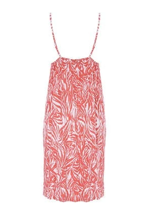 Womens Coral & White Strappy Beach Dress Womens Coral & White Strappy Beach Dress -Fashion Women's Clothing Sales 192847pls a83877675a8682f