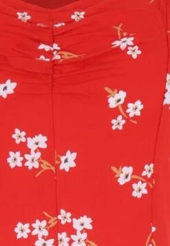 Womens Red Floral Knee Length Sweetheart Dress -Fashion Women's Clothing Sales 192897pls 2d9bec03cab178c