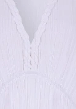 Womens White Cotton Kaftan Midi Dress -Fashion Women's Clothing Sales 192909pls b5e1fe7e3285139