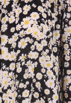 Womens Black Daisy Strappy Cold Shoulder Top -Fashion Women's Clothing Sales 192962pls 31618c09a557a92