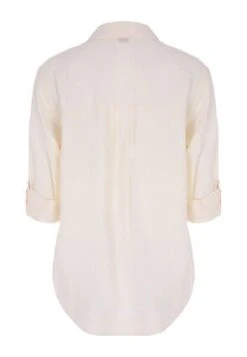 Womens Cream Cupro Summer Shirt -Fashion Women's Clothing Sales 193544pls 77822e6744336d8