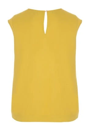 Womens Yellow High Neck Top Womens Yellow High Neck Top -Fashion Women's Clothing Sales 193552pls 71fe01297c1620d