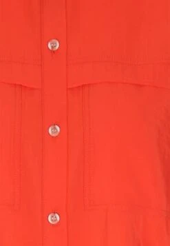 Womens Orange Cupro Summer Shirt -Fashion Women's Clothing Sales 193556pls 67f6ada74762e03
